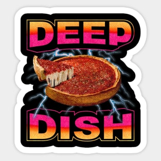 Deep Dish Rap Tee Sticker